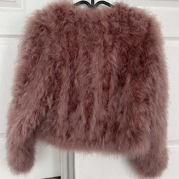 Taupe Faux Fur coat XS - Picture 2 of 4